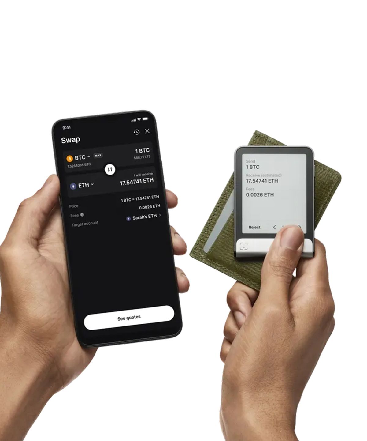 렛저(LEDGER) [Authorized Reseller] Flex 비트코인 테더 USDT 가상화폐 콜드월렛 지갑