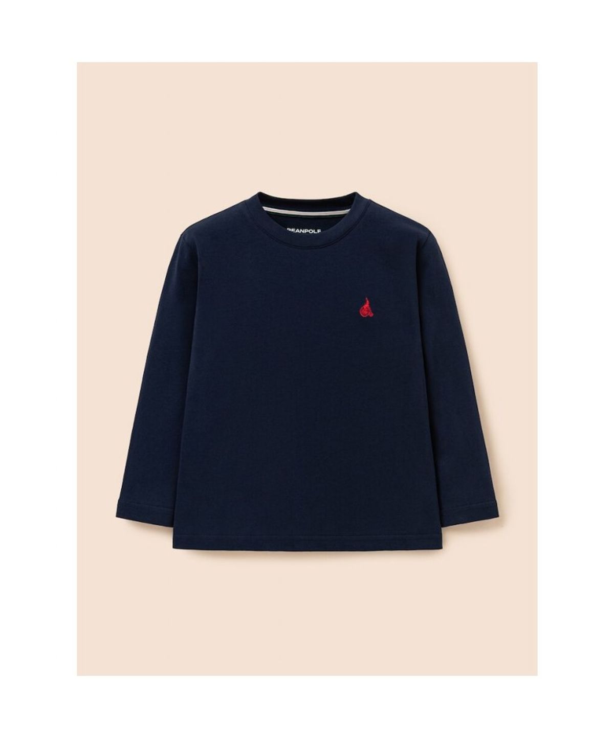 빈폴 키즈(BEANPOLE KIDS) [Essential] 수피마 베이직 긴소매 티셔츠  네이비 (BI6141UE2R)