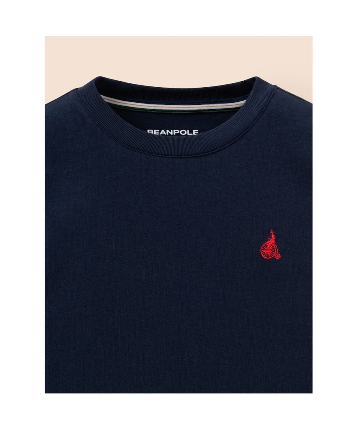 빈폴 키즈(BEANPOLE KIDS) [Essential] 수피마 베이직 긴소매 티셔츠  네이비 (BI6141UE2R)