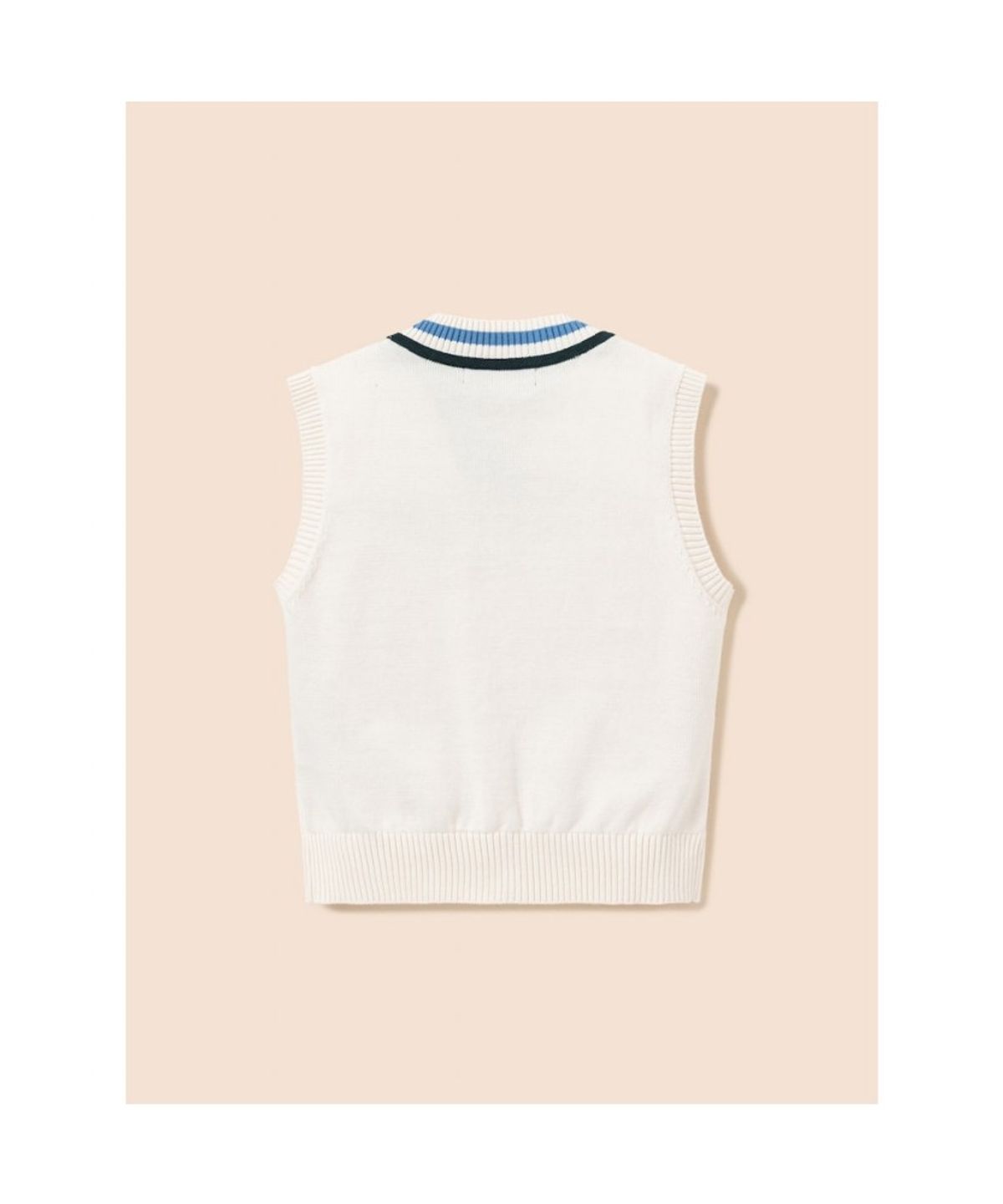 빈폴 키즈(BEANPOLE KIDS) [Essential] 클래식 케이블 니트 베스트  아이보리 (BI6151UE10) (BI6151UE10)