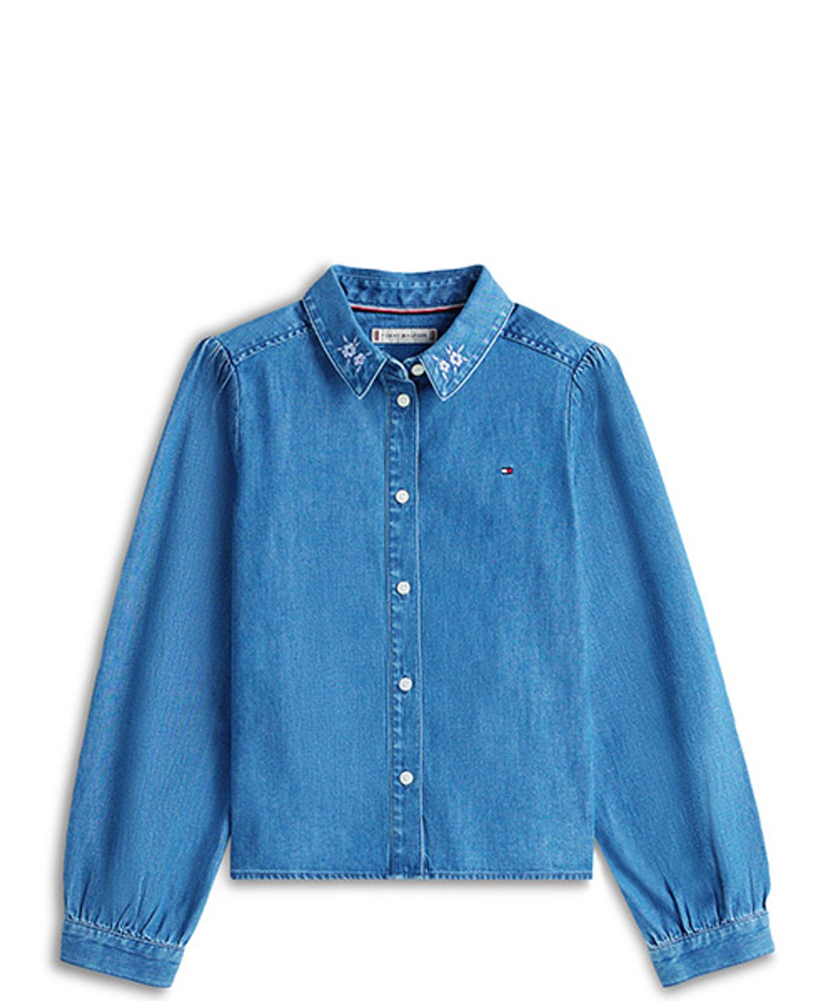 타미힐피거 키즈(TOMMY HILFIGER KIDS) 엠브로이더리 플라워 셔츠