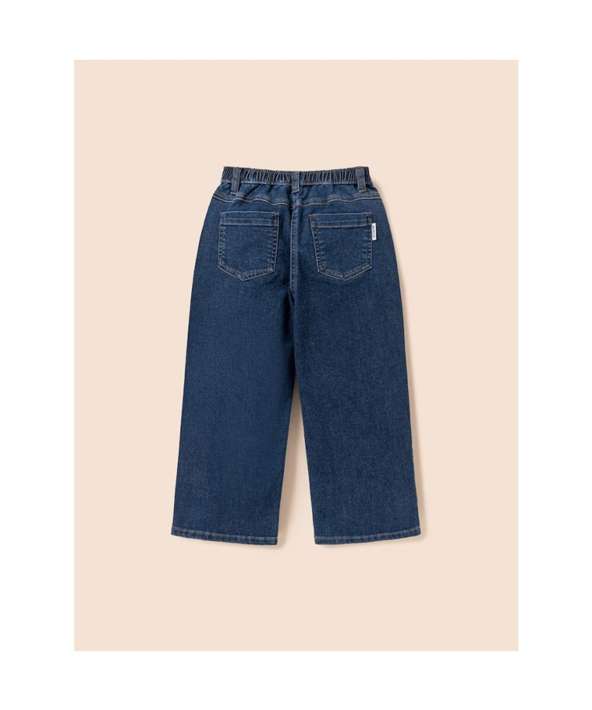 빈폴 키즈(BEANPOLE KIDS) 여아 미드톤 세미 와이드 데님 팬츠  블루 (BI6121G02P)