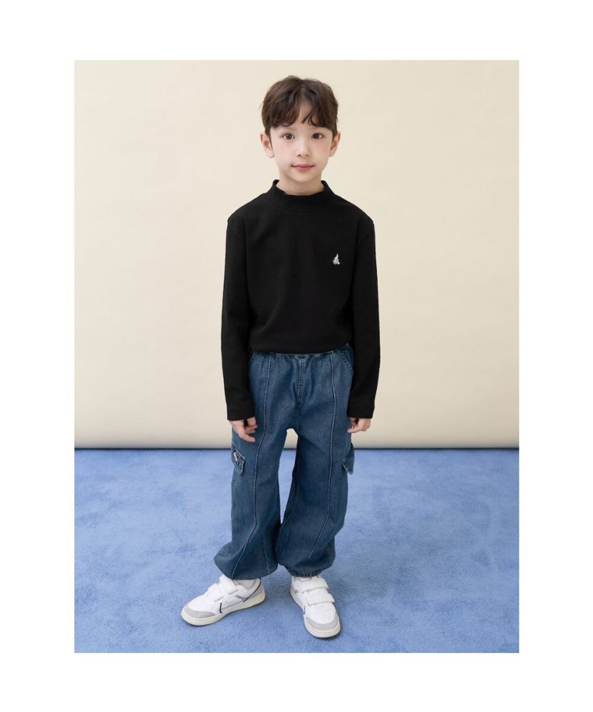 빈폴 키즈(BEANPOLE KIDS) 조거형 데님팬츠  블루 (BI6121U01P)