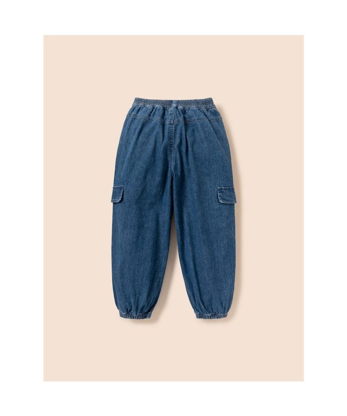 빈폴 키즈(BEANPOLE KIDS) 조거형 데님팬츠  블루 (BI6121U01P)