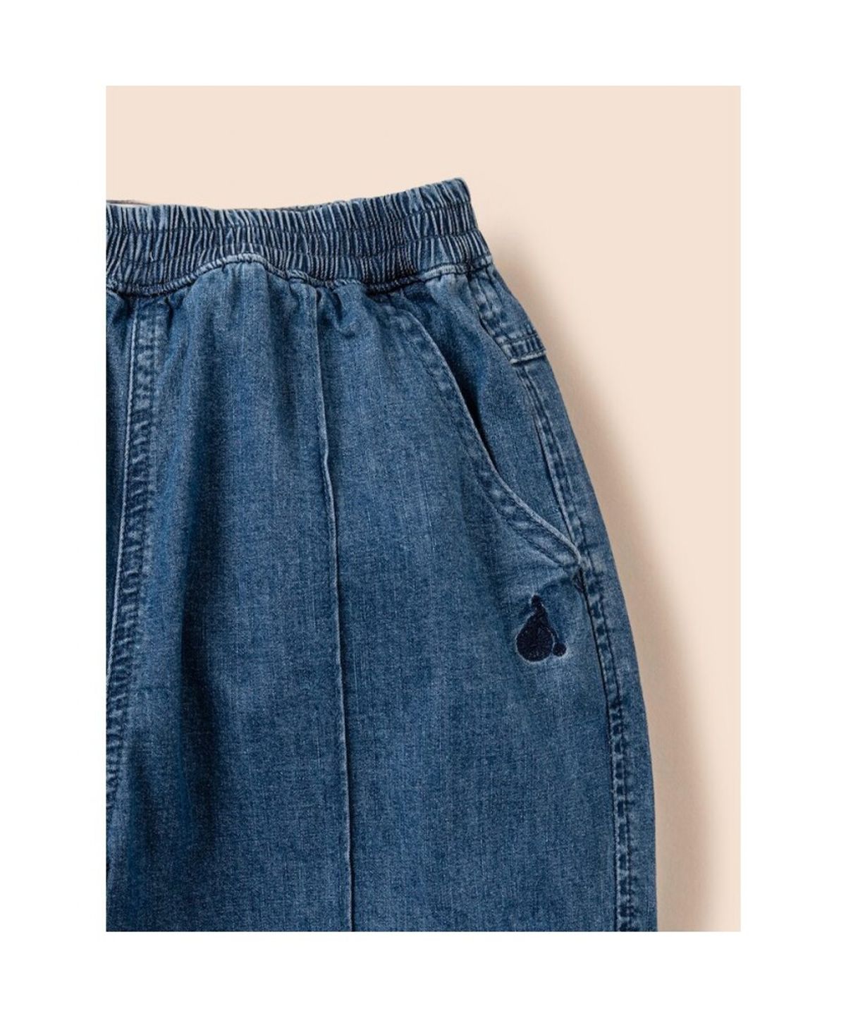 빈폴 키즈(BEANPOLE KIDS) 조거형 데님팬츠  블루 (BI6121U01P)