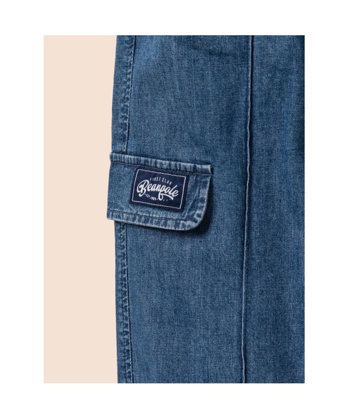 빈폴 키즈(BEANPOLE KIDS) 조거형 데님팬츠  블루 (BI6121U01P)