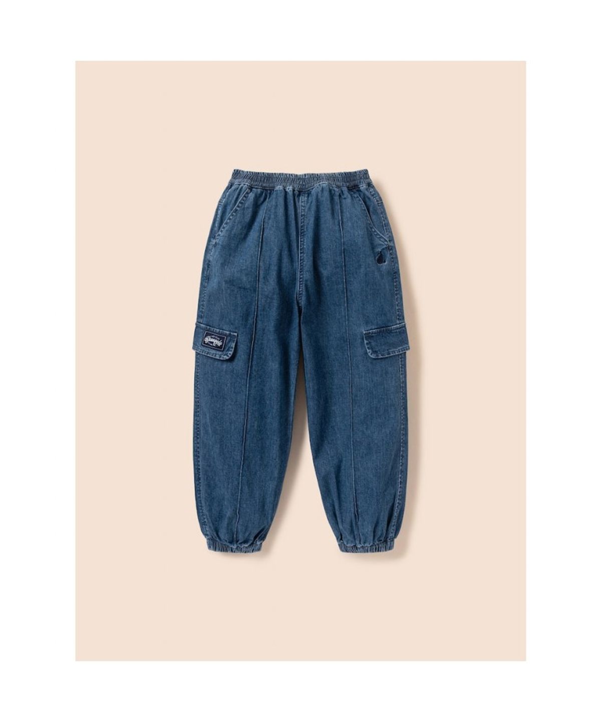 빈폴 키즈(BEANPOLE KIDS) 조거형 데님팬츠  블루 (BI6121U01P)