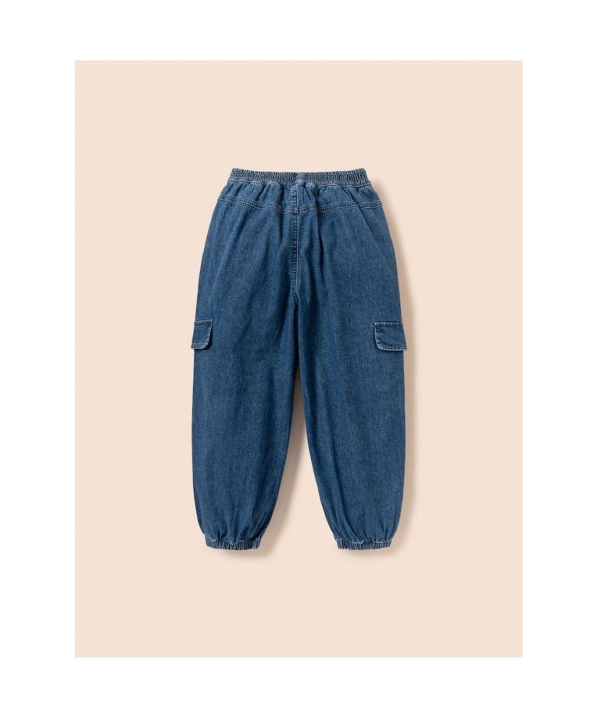 빈폴 키즈(BEANPOLE KIDS) 조거형 데님팬츠  블루 (BI6121U01P)