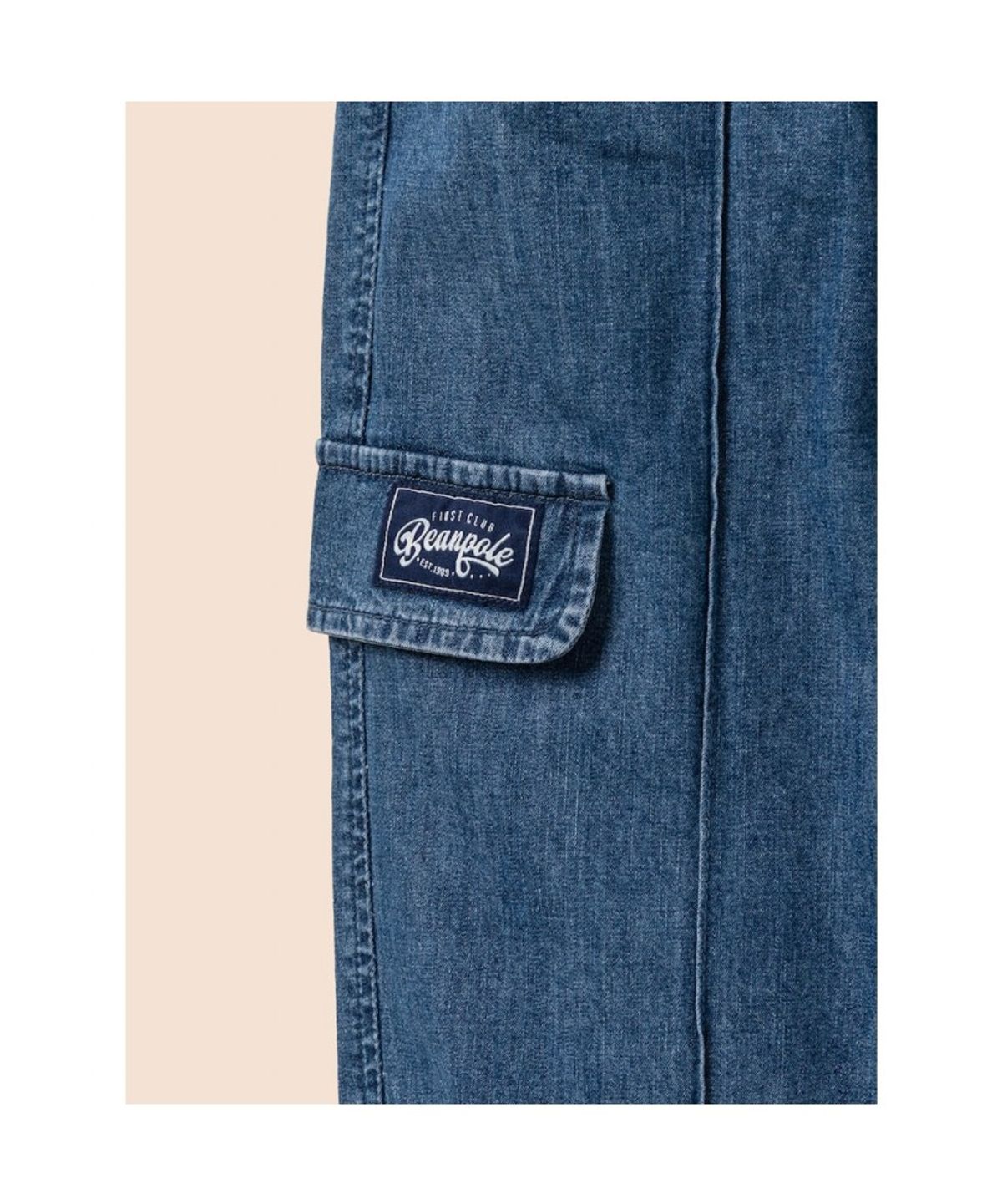 빈폴 키즈(BEANPOLE KIDS) 조거형 데님팬츠  블루 (BI6121U01P)