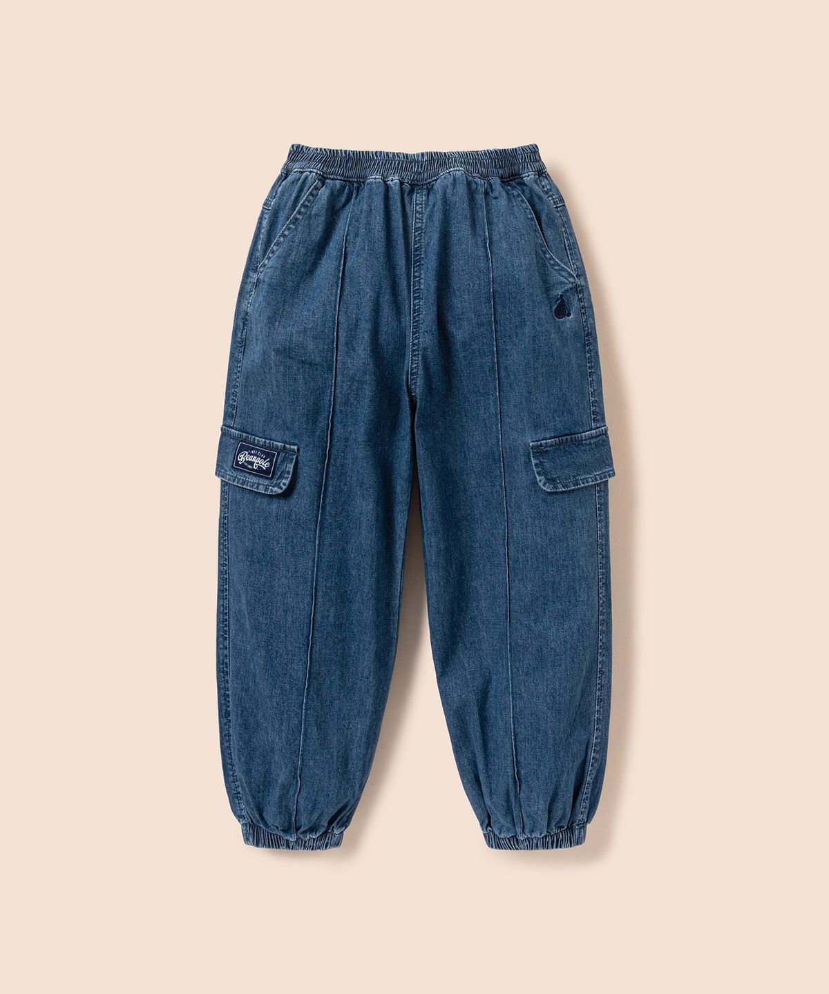 빈폴 키즈(BEANPOLE KIDS) 조거형 데님팬츠  블루 (BI6121U01P)