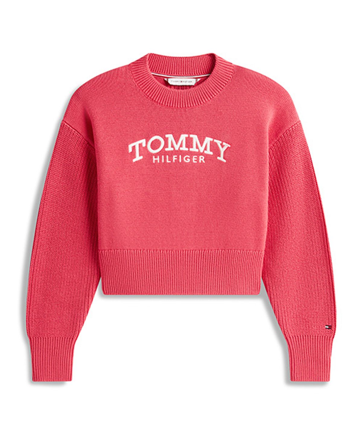 타미힐피거 키즈(TOMMY HILFIGER KIDS) 로고 립 스웨트셔츠