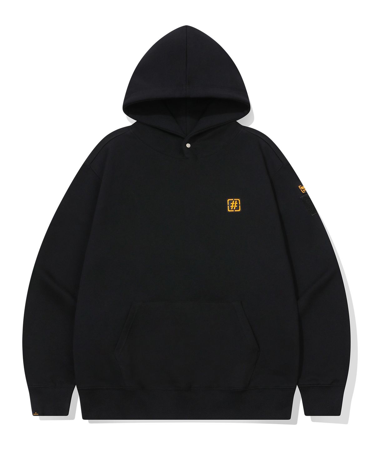 빈트릴(BEENTRILL) 해시태그 워크 후드 집업(블랙)