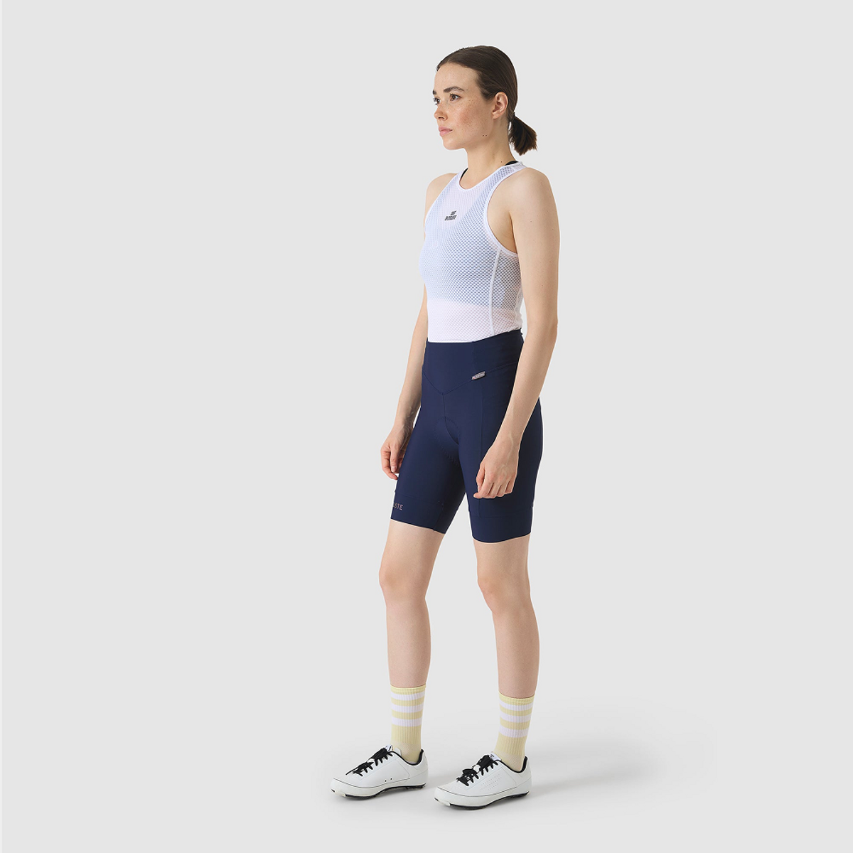 카페 드 사이클리스트(CAFE DU CYCLISTE) 셀린느 클래식 사이클링 쇼츠 네이비 여성