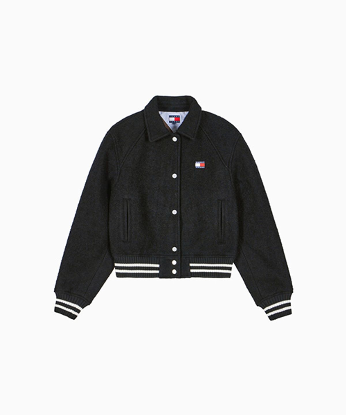 타미진스(TOMMY JEANS) 울 블렌드 바시티 재킷 (T32G0WJC11TWL1BDS)