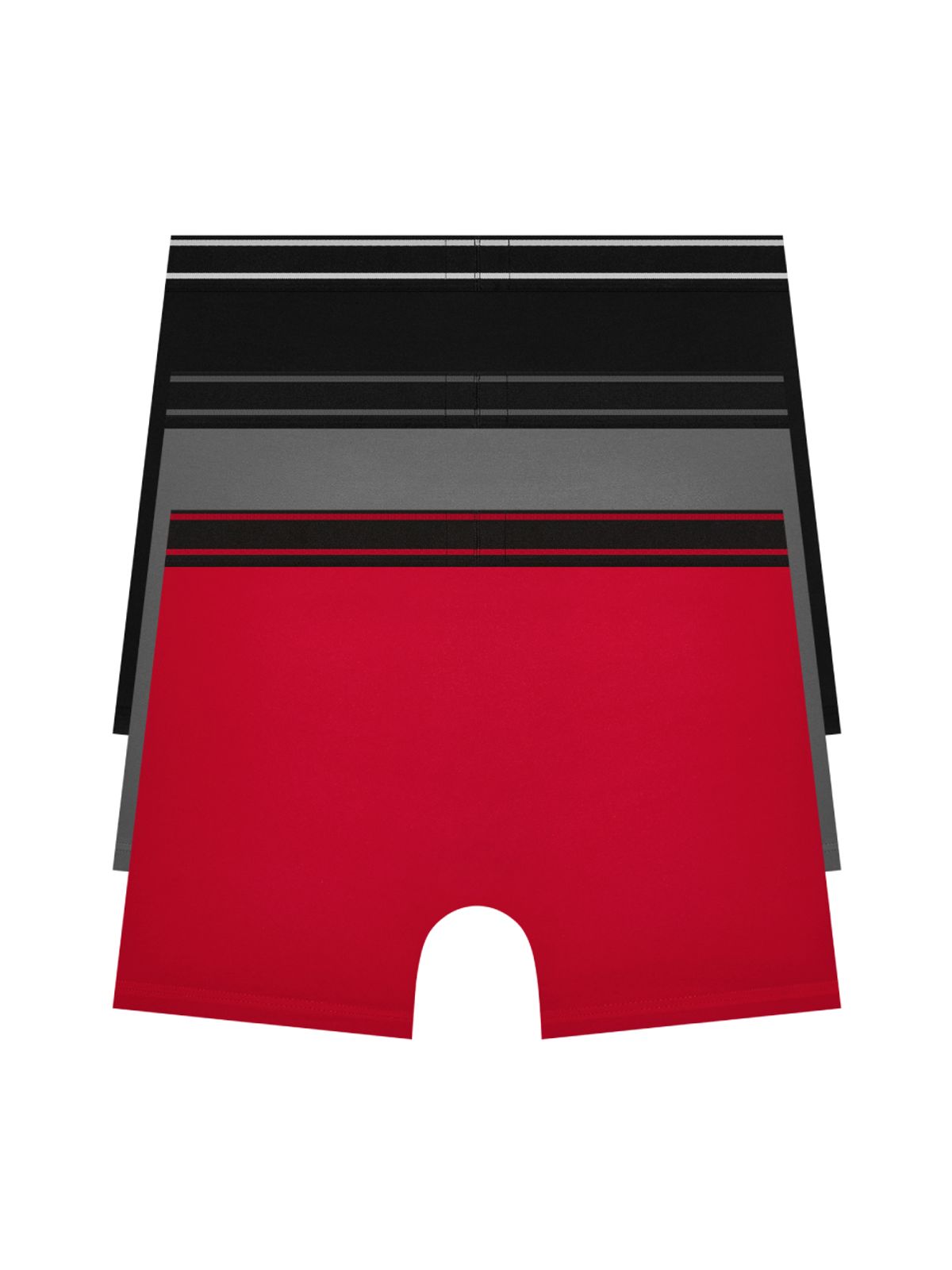게스언더웨어(GUESS UNDERWEAR) 더블라인 스트레치 롱드로즈 세트 3PACK (BK/GB/DBR)
