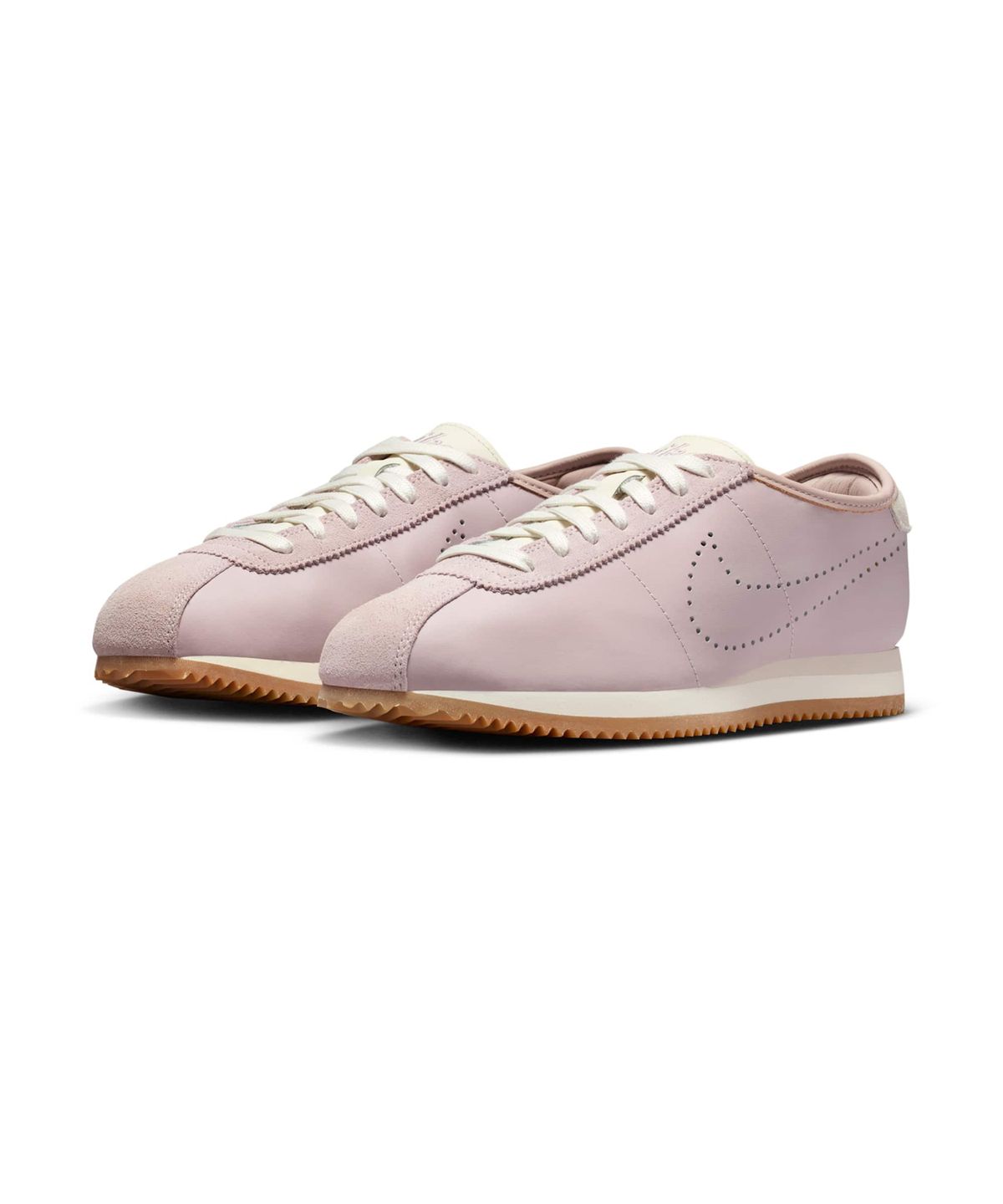 나이키(NIKE) 코르테즈 레더 W - 파티클 로즈:세일:검 라이트 브라운:라이트 오어우드 브라운 / HQ1841-602