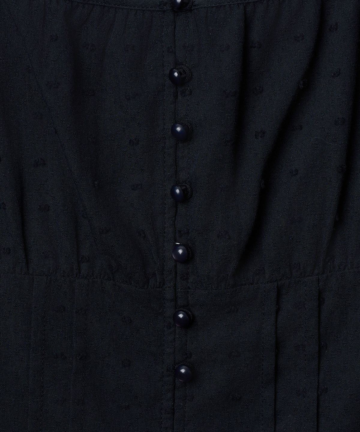 튜드먼트(TTUDEMENT) POLKA DOT PUFF SLEEVE BLOUSE_BLACK