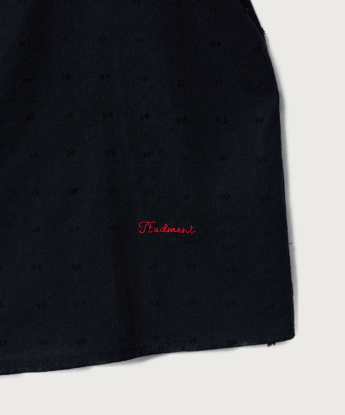 튜드먼트(TTUDEMENT) POLKA DOT PUFF SLEEVE BLOUSE_BLACK