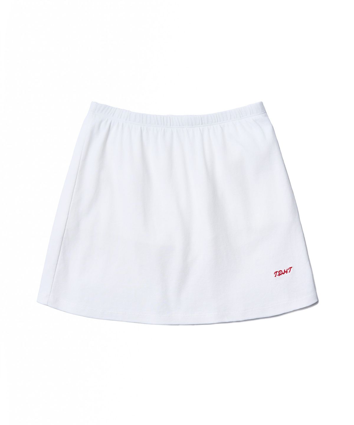 튜드먼트(TTUDEMENT) 50s EMBROIDERED MINI PANTSKIRT_WHITE