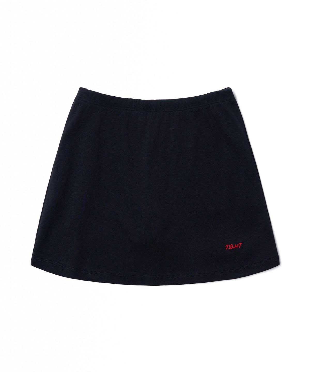 튜드먼트(TTUDEMENT) 50s EMBROIDERED MINI PANTSKIRT_BLACK