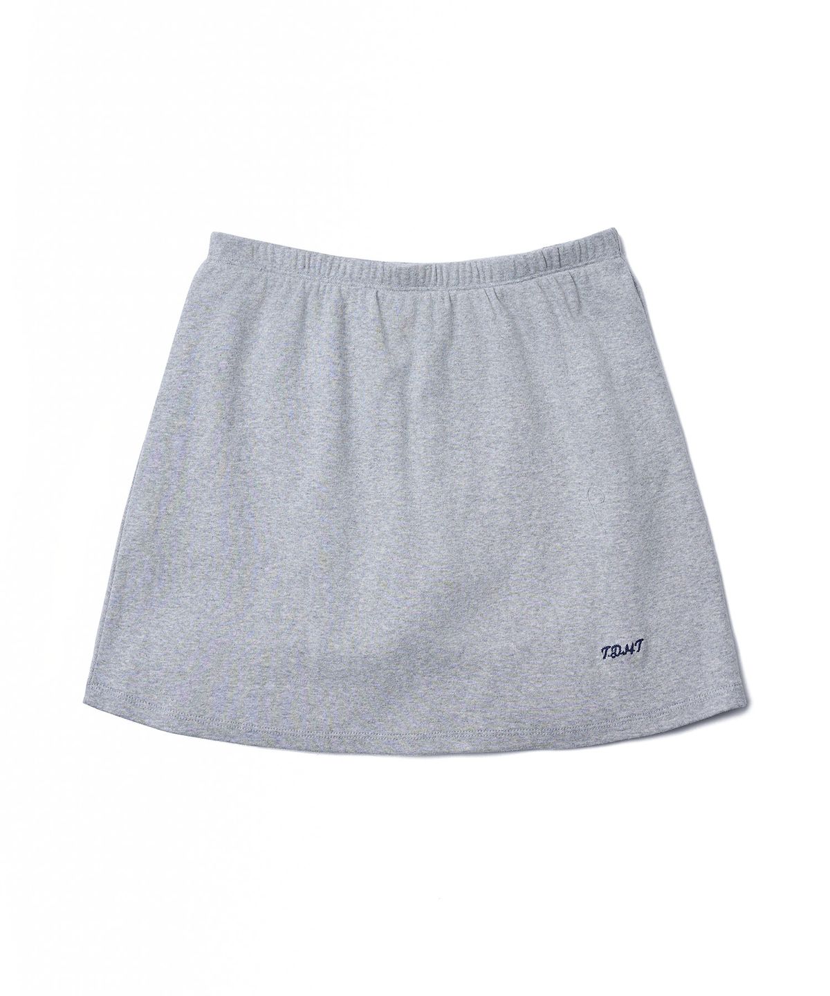 튜드먼트(TTUDEMENT) 50s EMBROIDERED MINI PANTSKIRT_MELANGE GREY