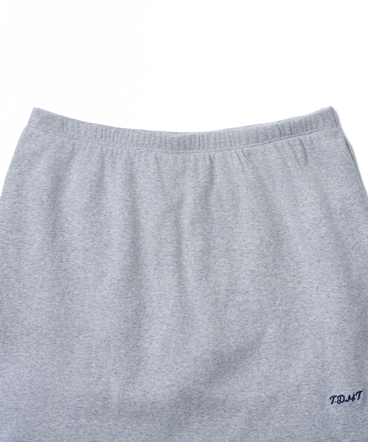 튜드먼트(TTUDEMENT) 50s EMBROIDERED MINI PANTSKIRT_MELANGE GREY