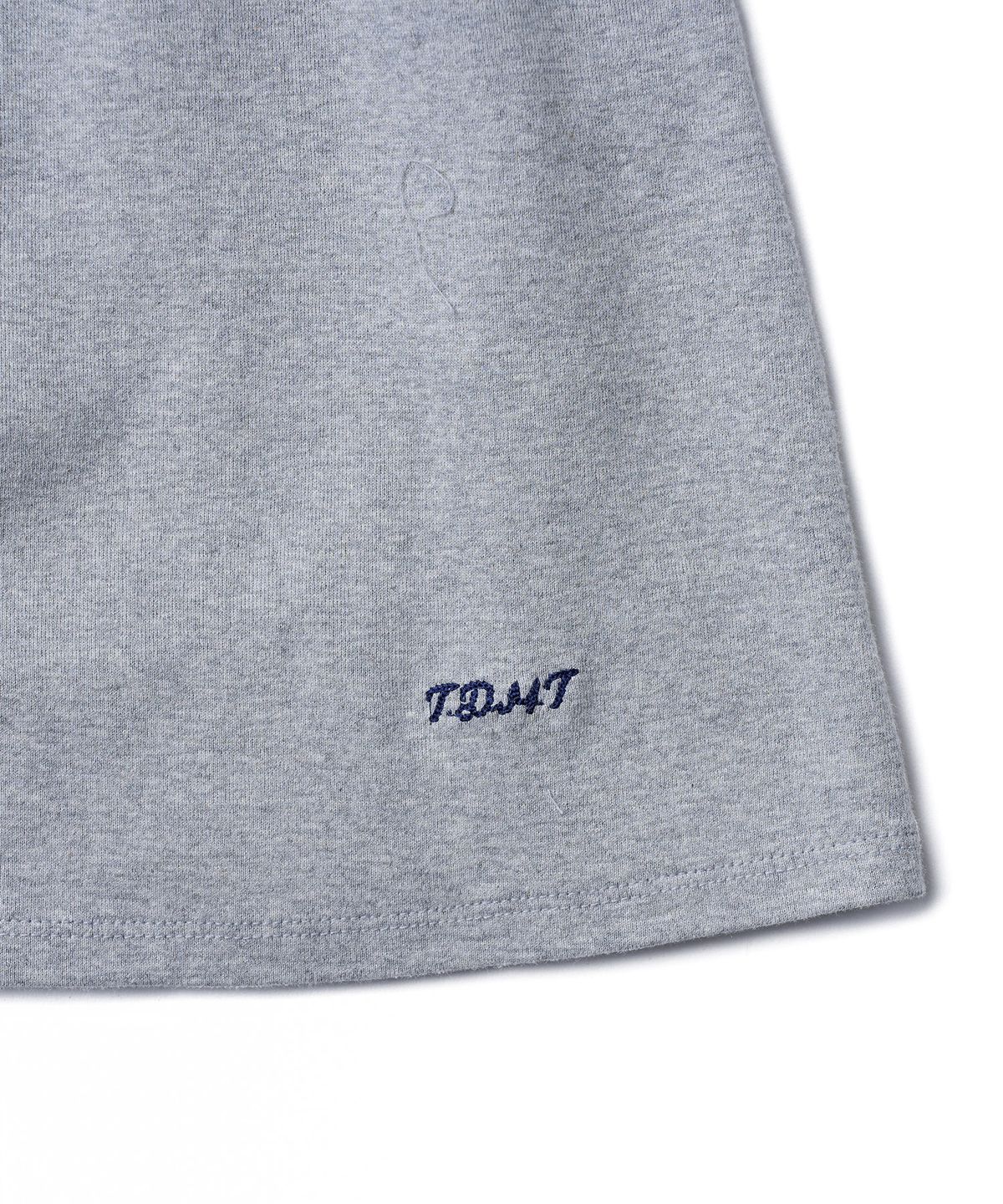 튜드먼트(TTUDEMENT) 50s EMBROIDERED MINI PANTSKIRT_MELANGE GREY