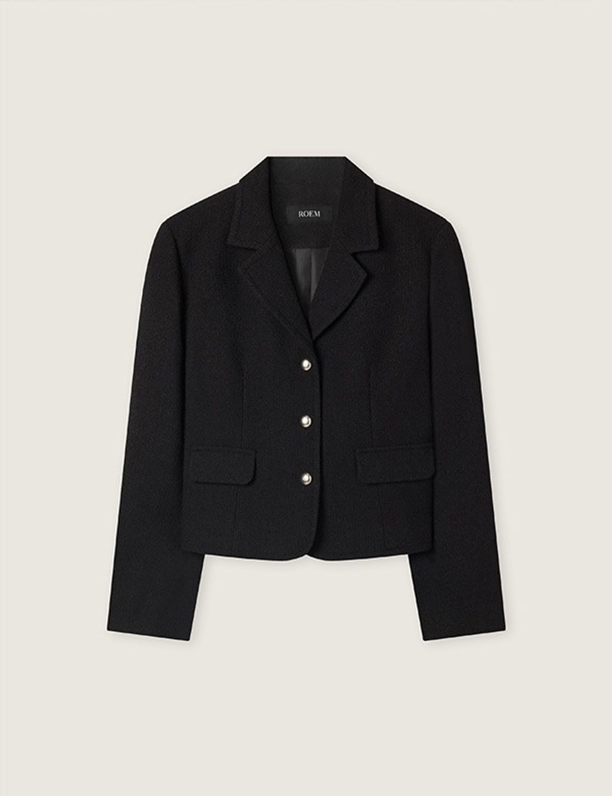로엠(ROEM) 카라 트위드자켓 셋업_RMJKG12S51