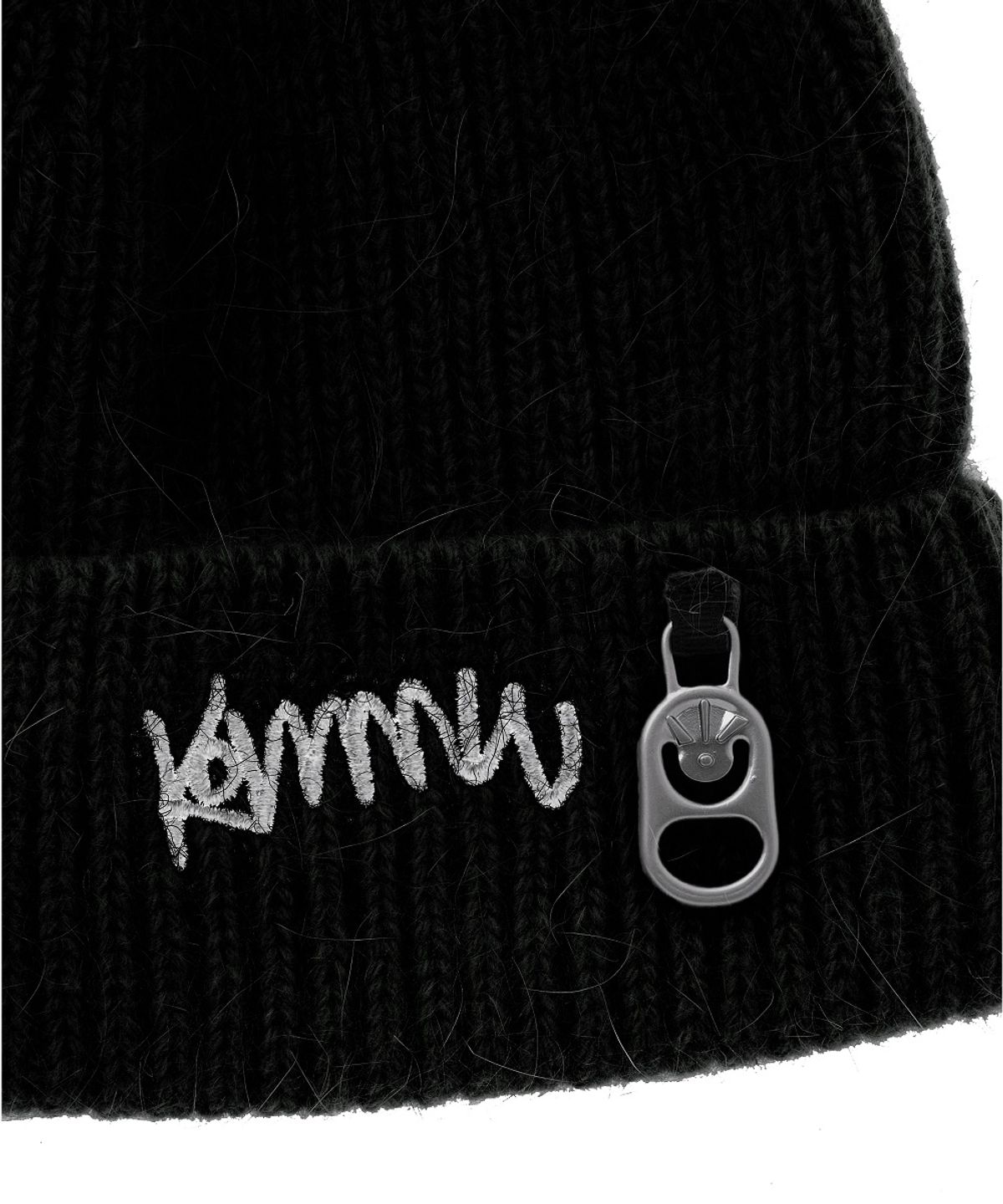 커뮨더웨어(KOMMUNTHEWEAR) 커뮨 앙고라 비니 블랙