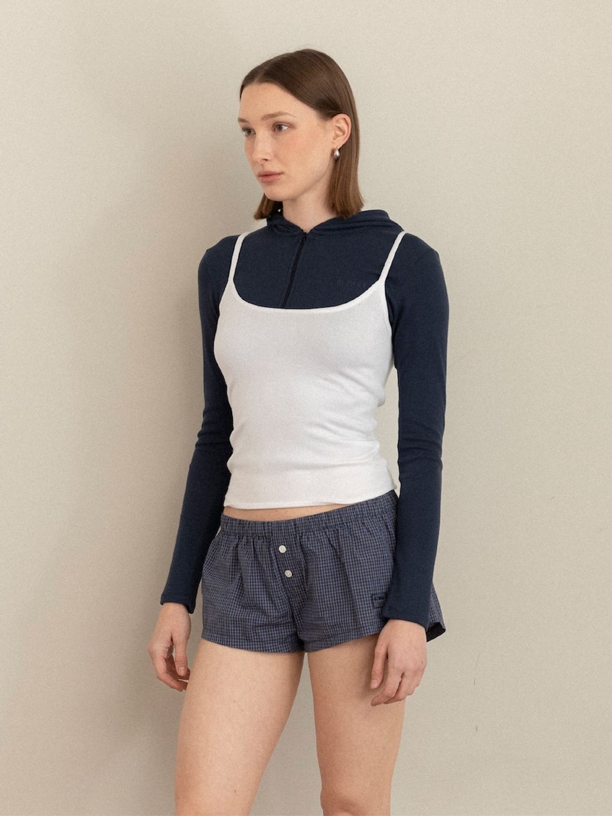 글로니(GLOWNY) G CLASSIC MICRO SHORTS (NAVY)