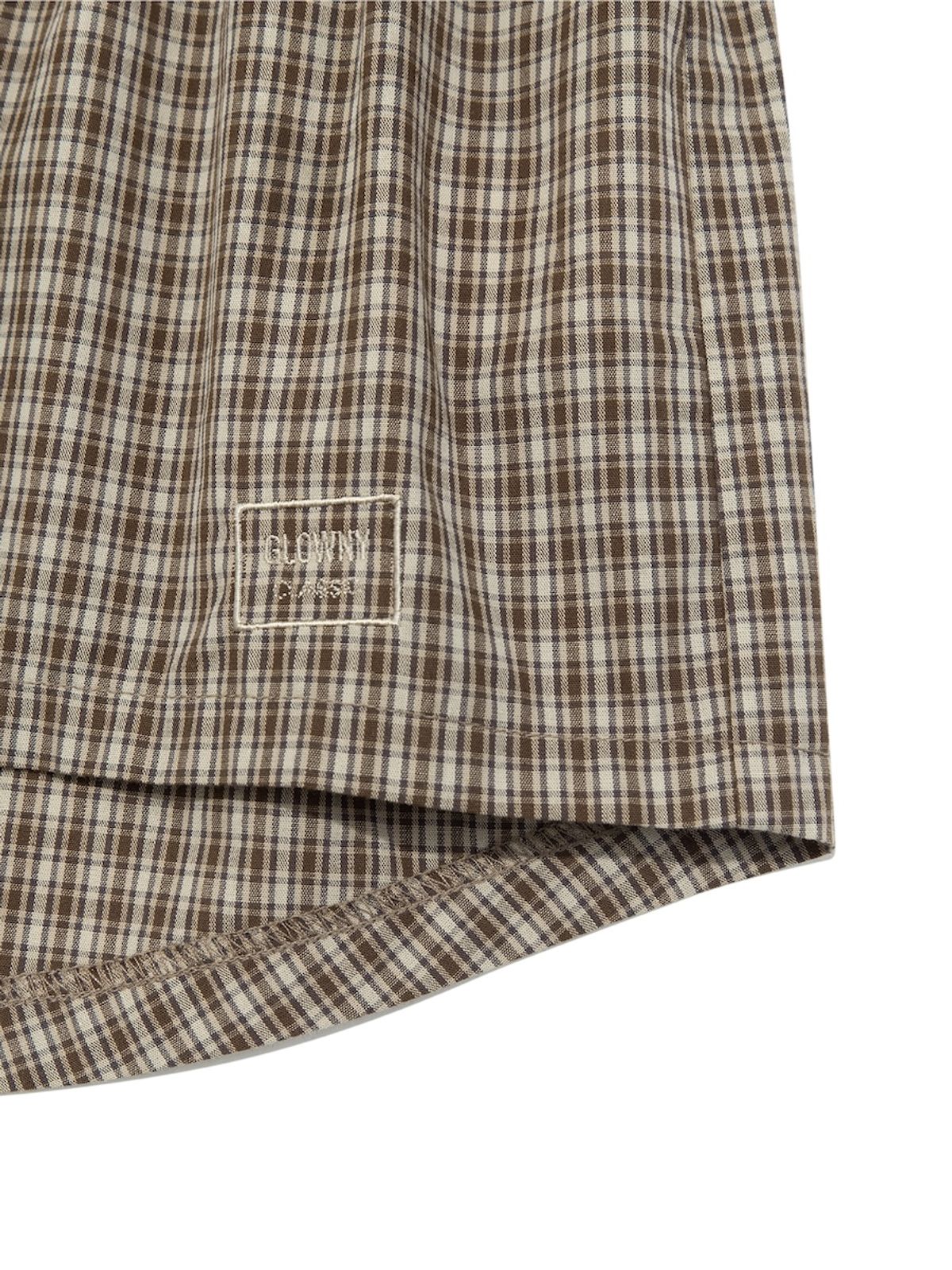 글로니(GLOWNY) G CLASSIC MICRO SHORTS (BROWN)