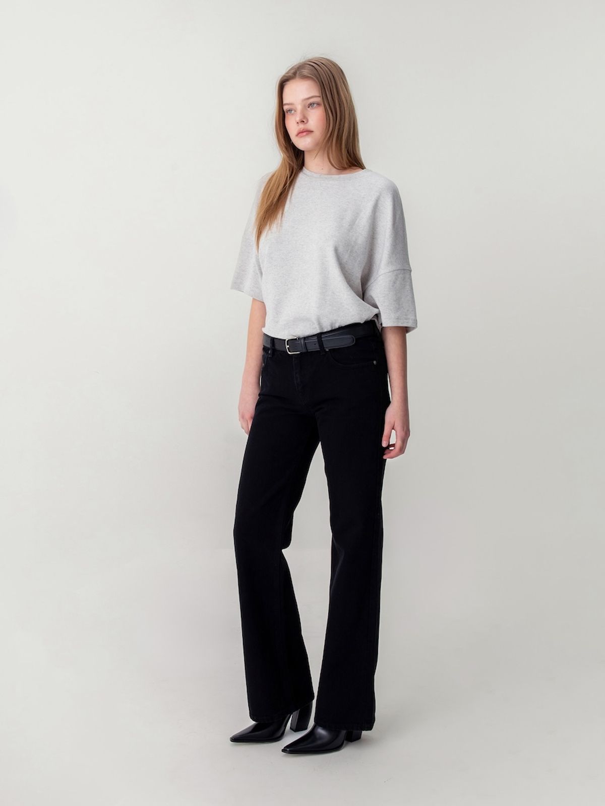 글로니(GLOWNY) THE RODEO JEANS (BLACK)