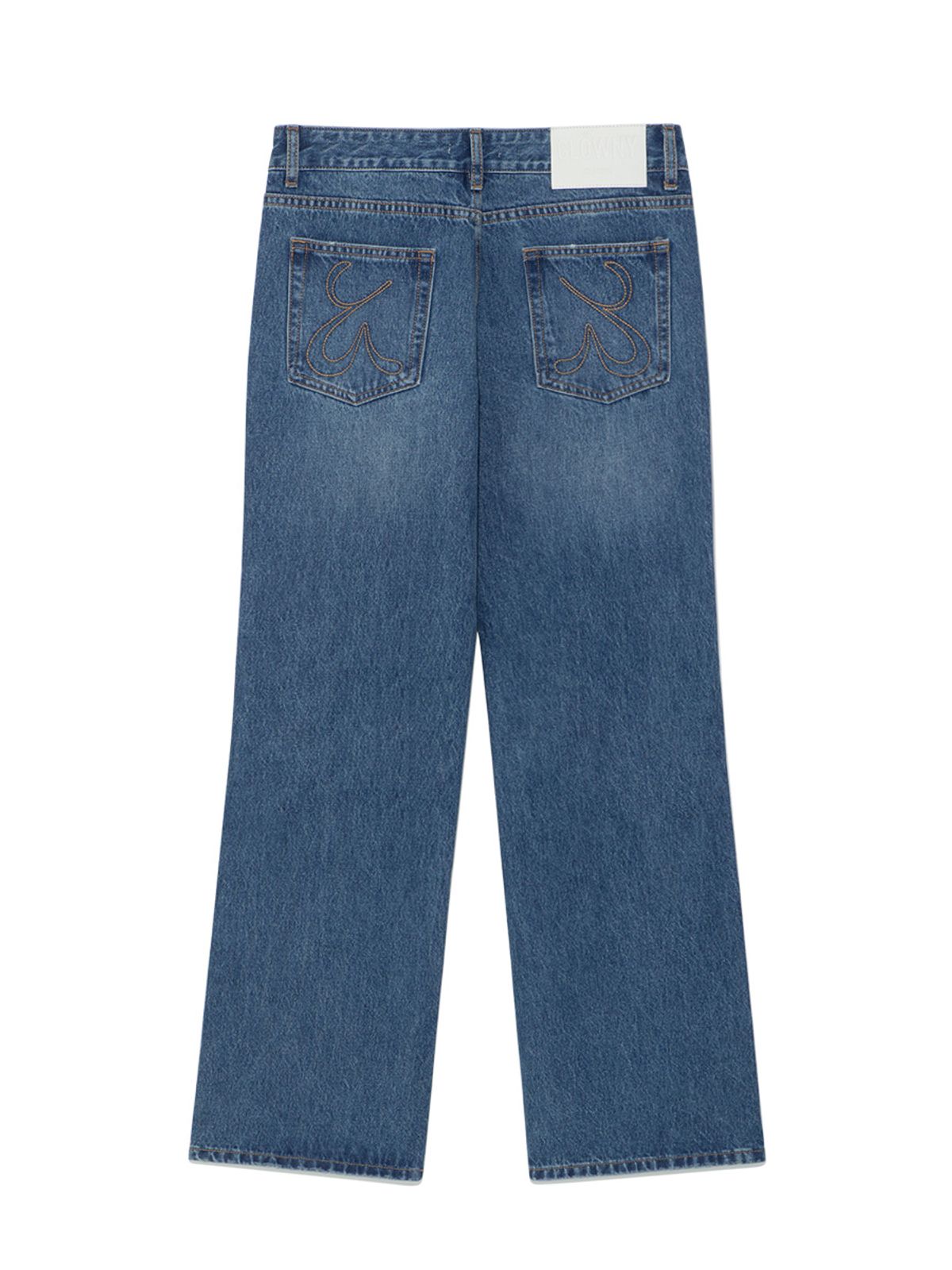 글로니(GLOWNY) THE RODEO JEANS (MID BLUE)