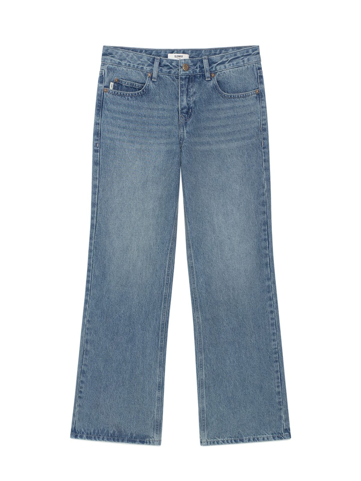 글로니(GLOWNY) THE RODEO JEANS (WASHED BLUE)