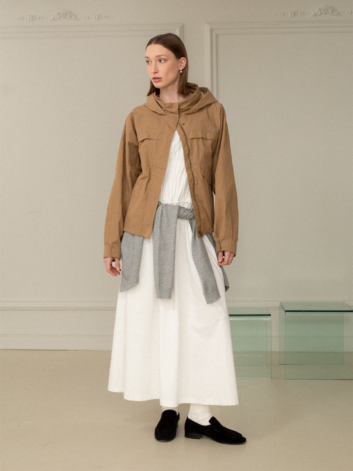 글로니(GLOWNY) G SLOW MORNING DRESS (IVORY)