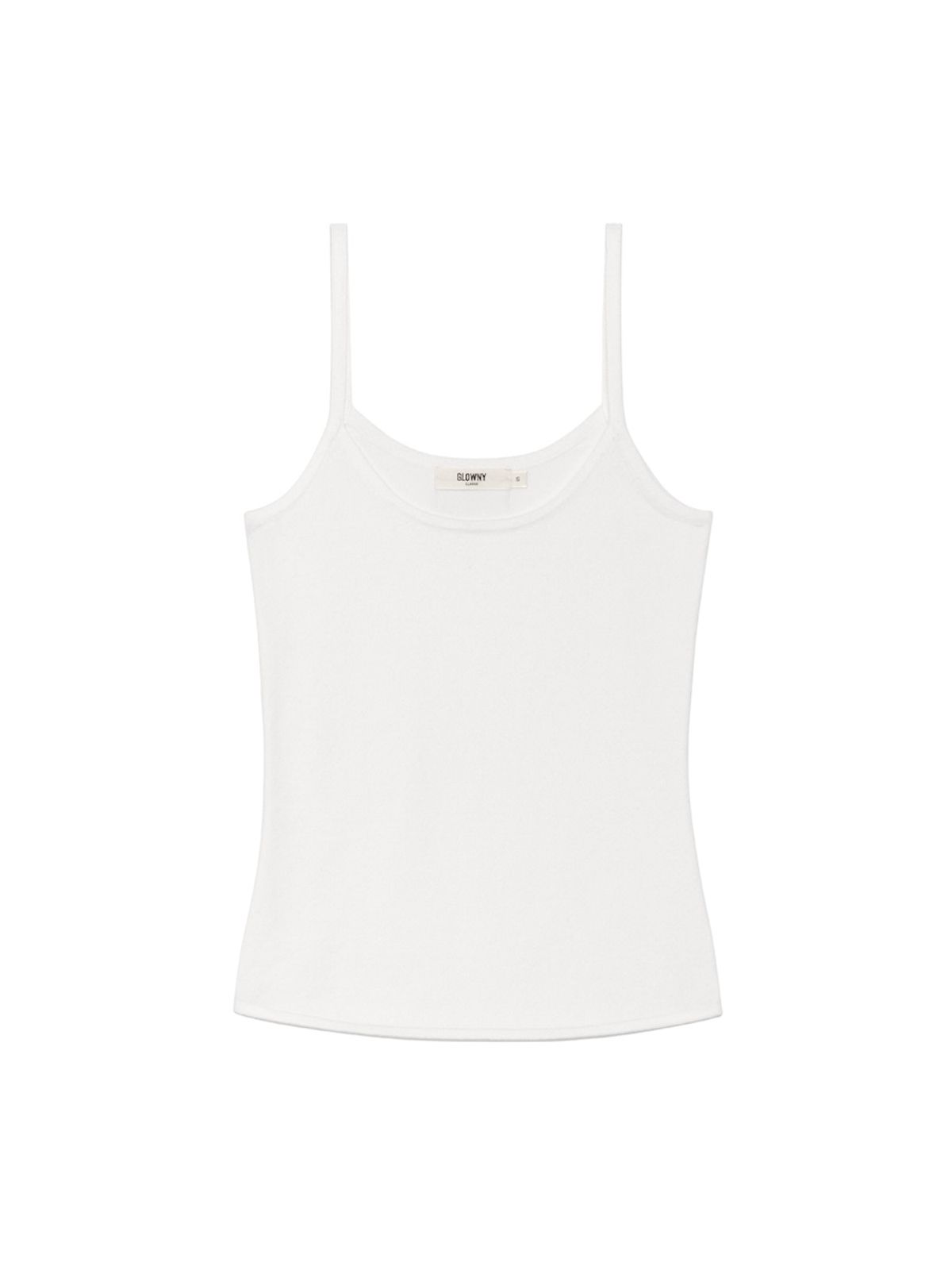 글로니(GLOWNY) G CLASSIC KNIT CAMISOLE (WHITE)