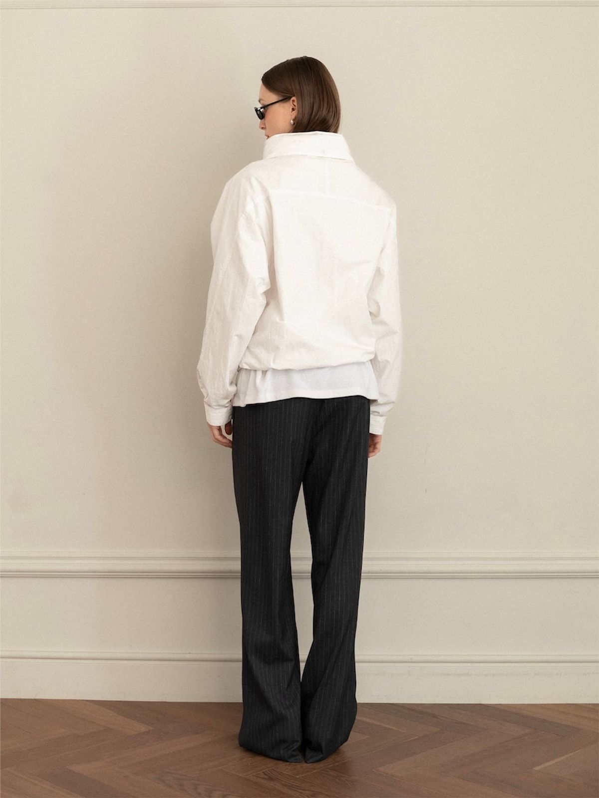 글로니(GLOWNY) G PACKABLE HOOD JACKET (IVORY)