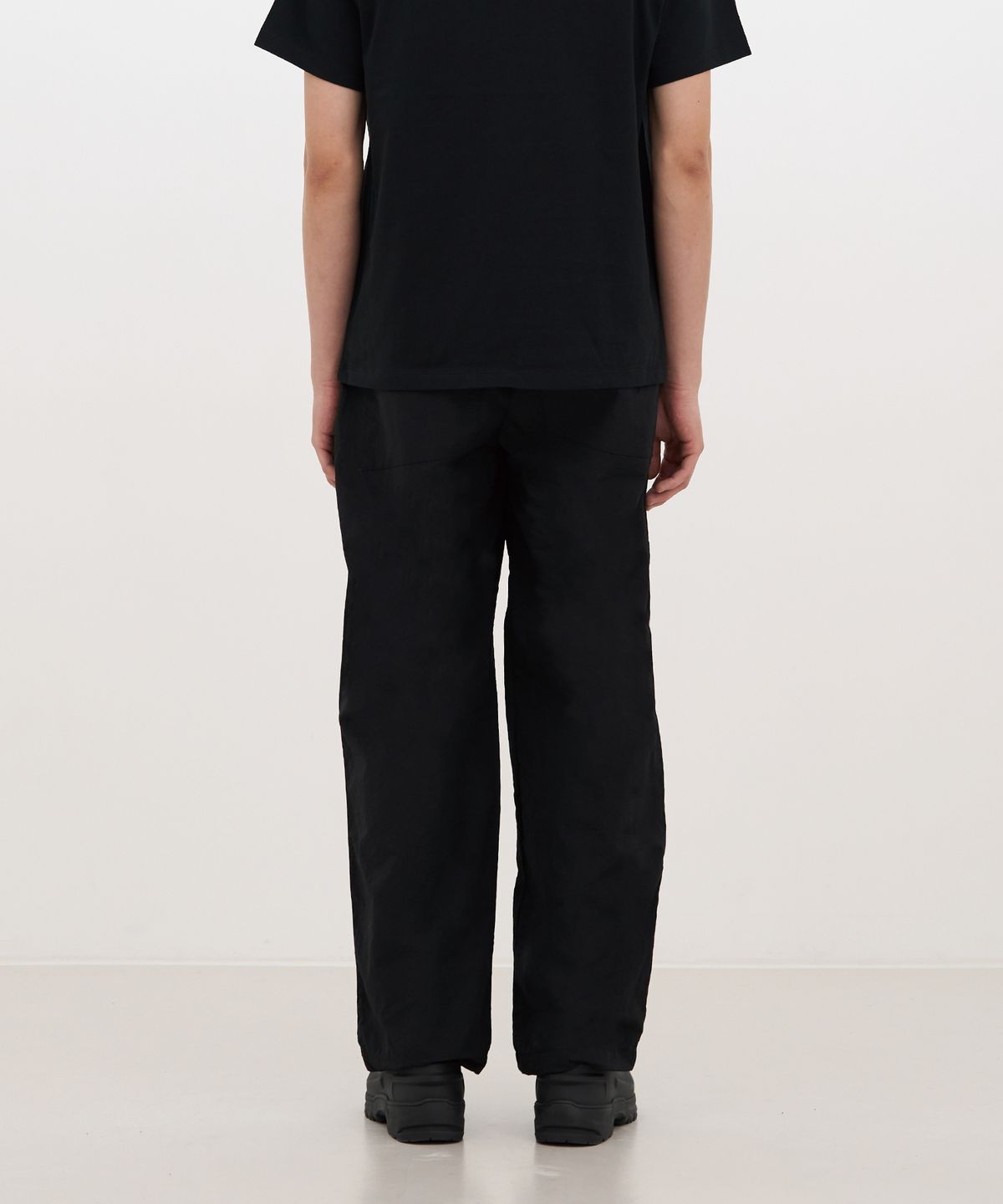 카사카사(KASAKASA) Drawstring Easy Pants Black