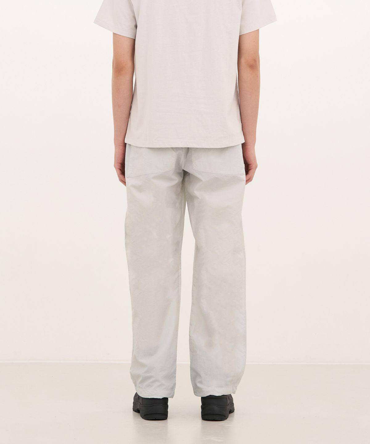카사카사(KASAKASA) Drawstring Easy Pants Grey