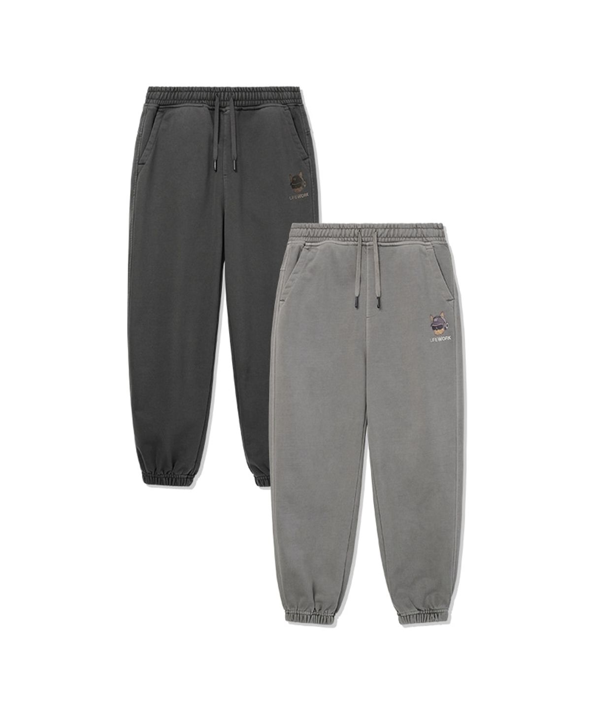 라이프워크 키즈(LIFEWORK KIDS) 키즈) 가먼트 다잉 헤드셋 힙독 조거 팬츠