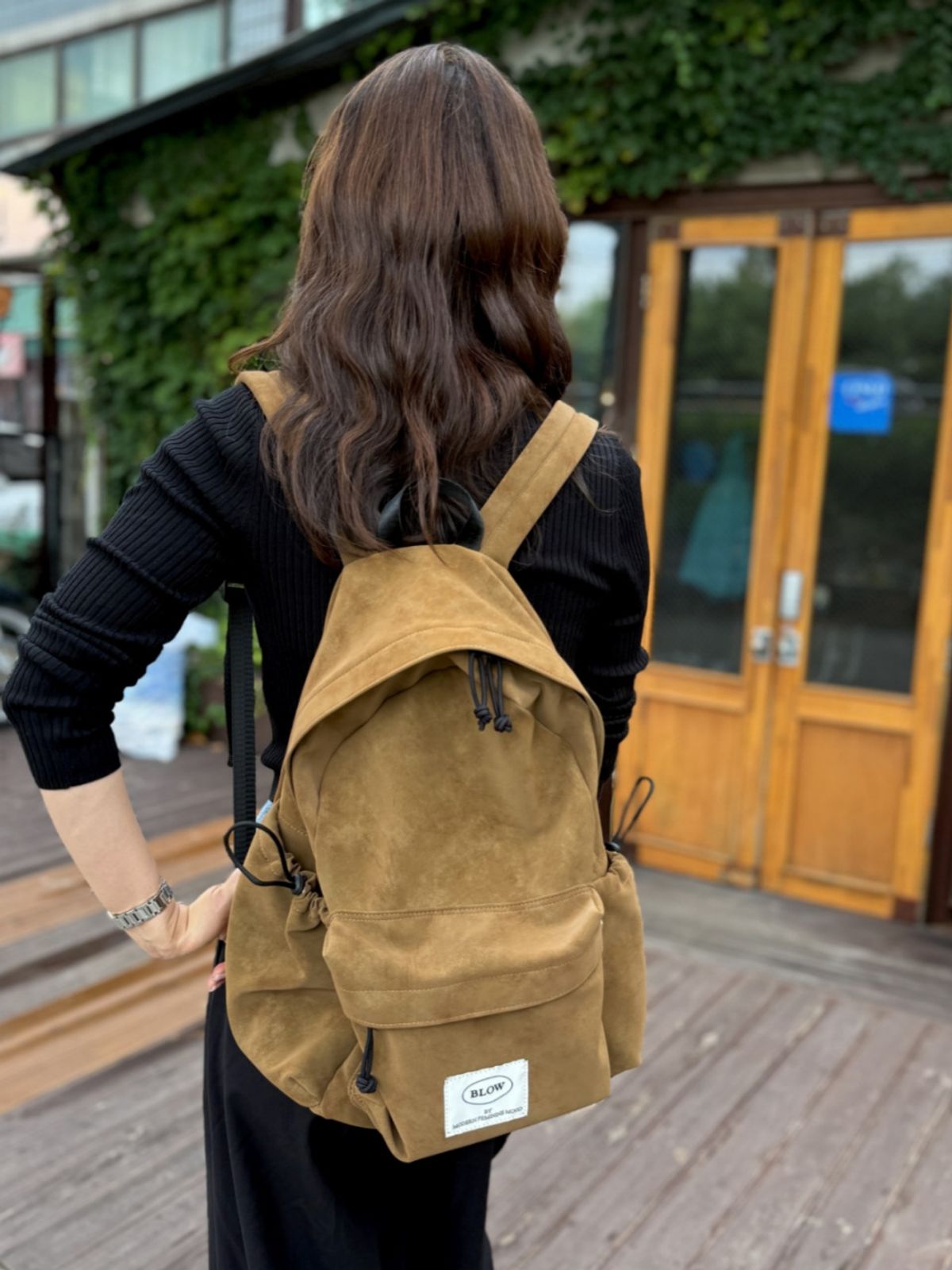 블로우(BLOW) 파우더  백팩(Powder Faux Suede Backpack) _ 3Color