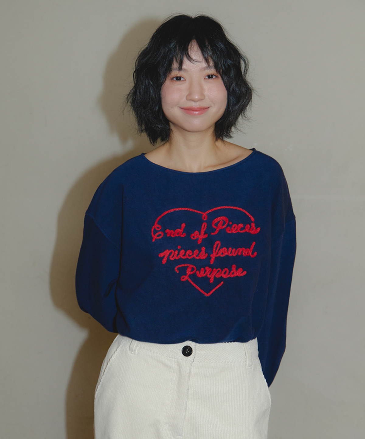리지(LEEZIE) Heartpiece Boatneck Top (3Colors)