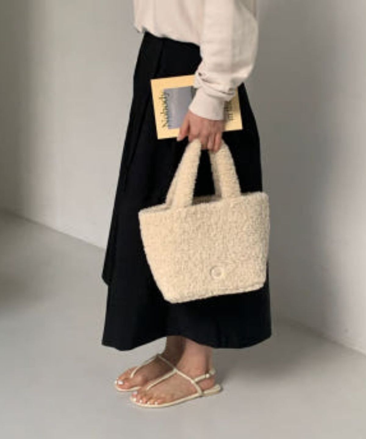 블로우(BLOW) 테디백 Teddy Bag (Cream / Chocolate)