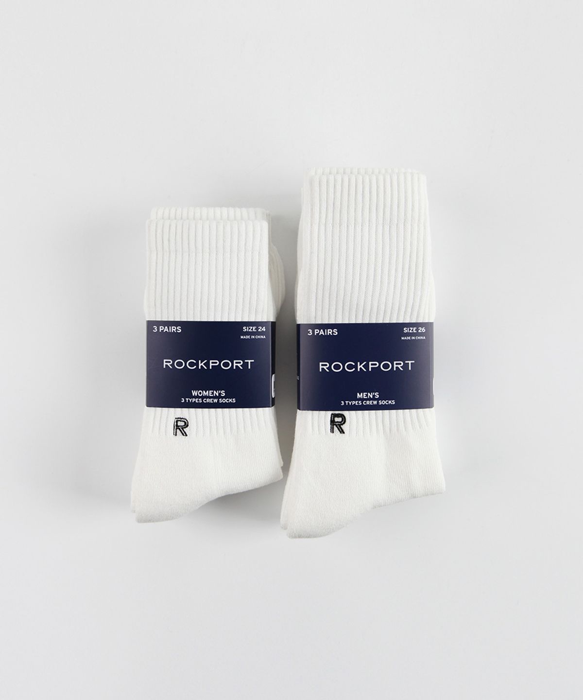락포트 양말(ROCKPORTSOCKS) ROCKPORT 3타입 크루삭스 3팩(PACK)