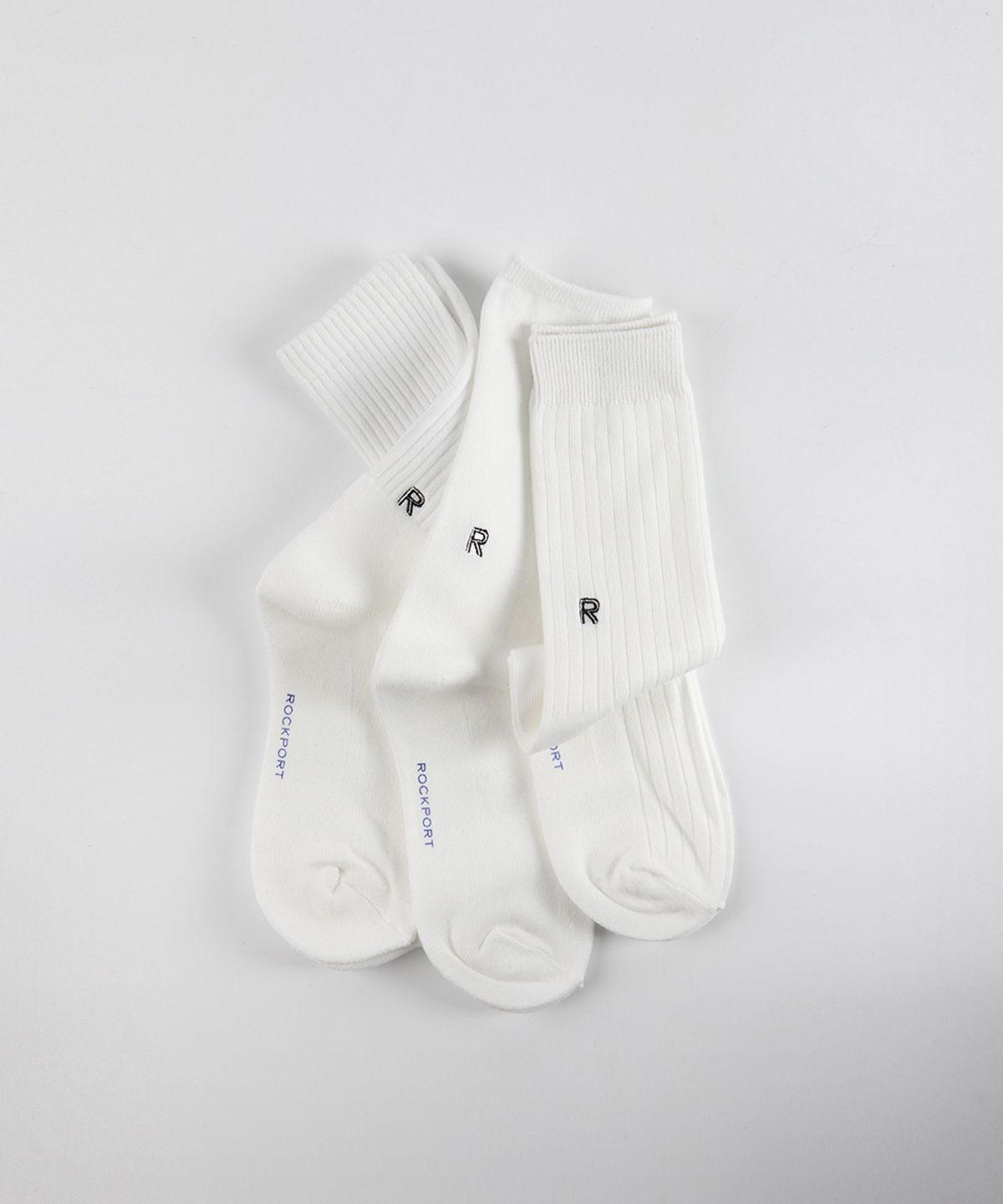 락포트 양말(ROCKPORTSOCKS) ROCKPORT 3타입 크루삭스 3팩(PACK)