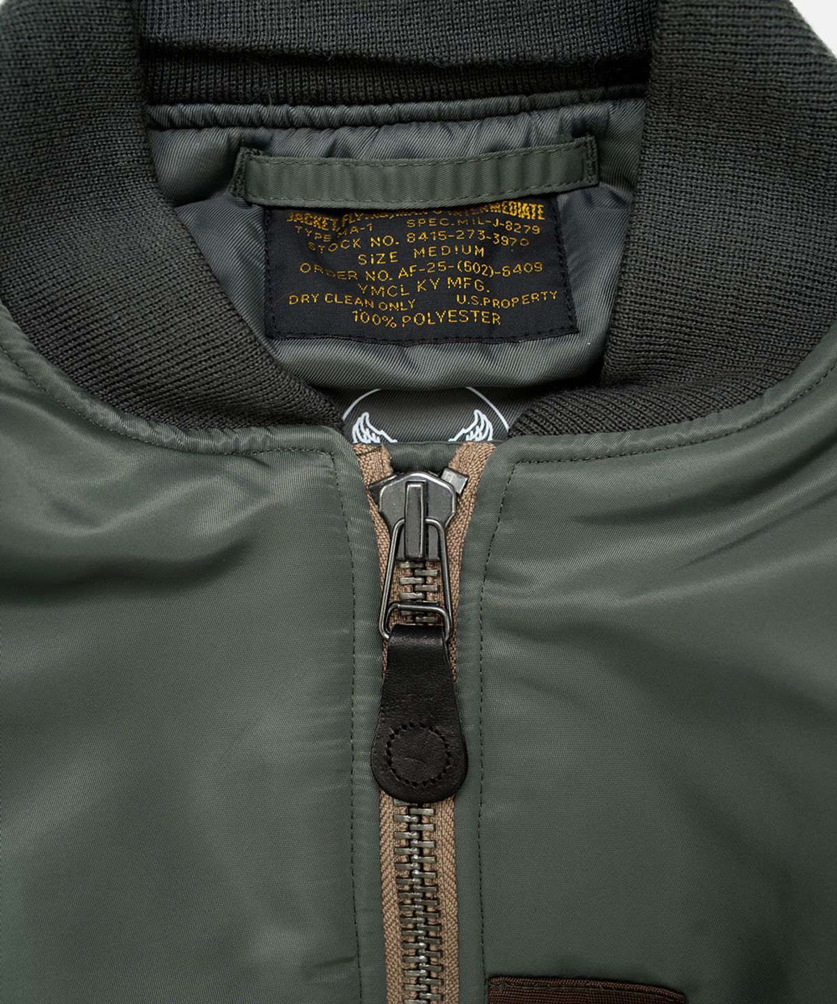 와이엠씨엘케이와이(YMCL KY) U.S. Type MA-1 Flight Jacket - Sage