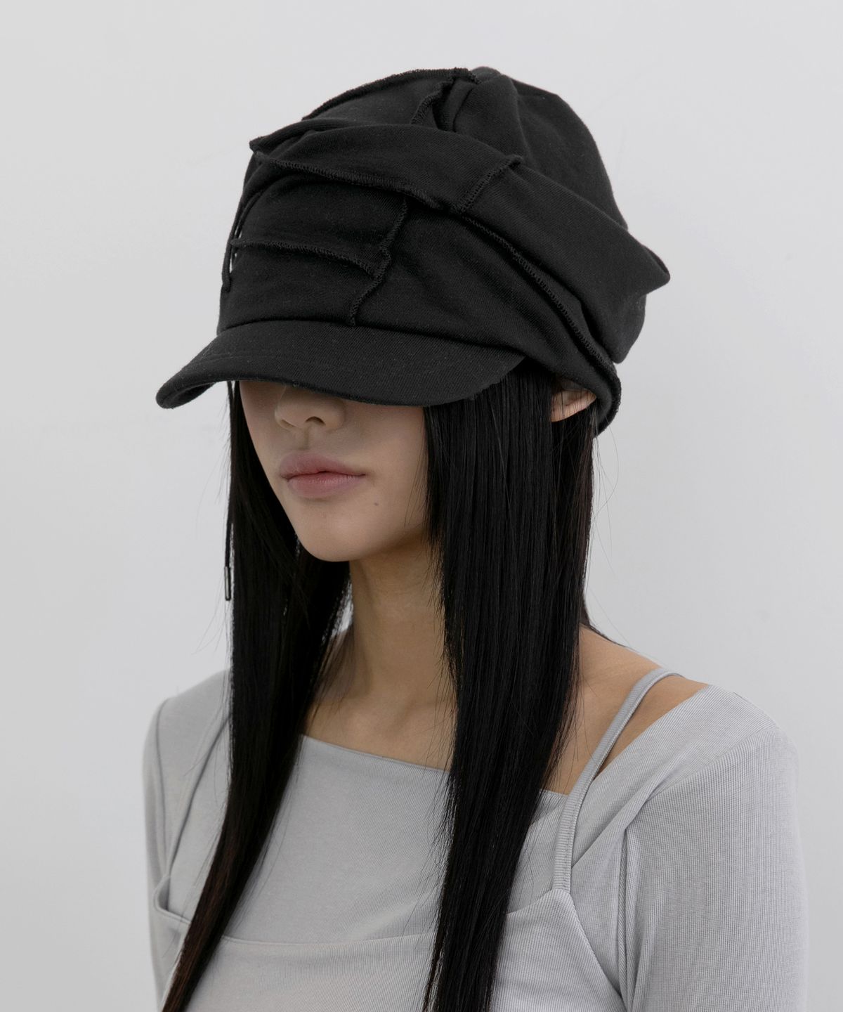 플레어업(FLAREUP) Soi Draped Cap (FL-743_Black)