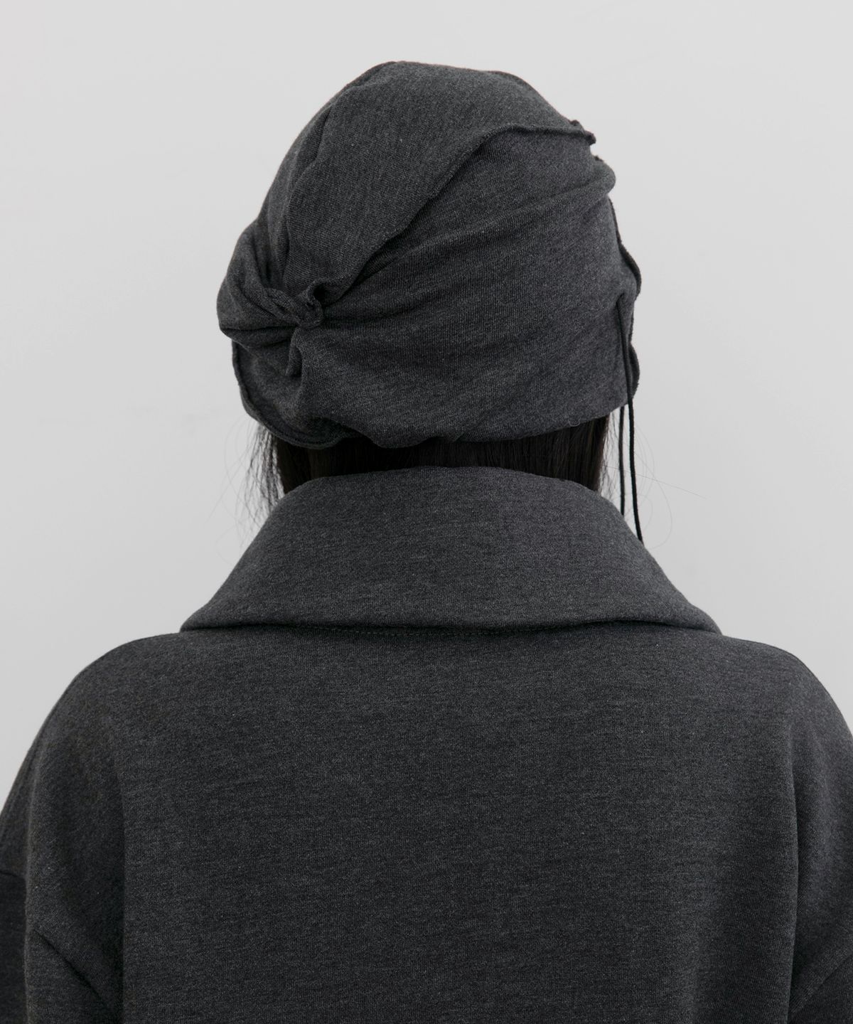 플레어업(FLAREUP) Soi Draped Cap (FL-743_Charcoal)