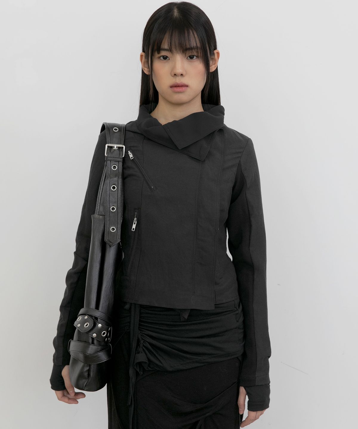 플레어업(FLAREUP) 3-Layered Belted Bag (FL-742_Black)