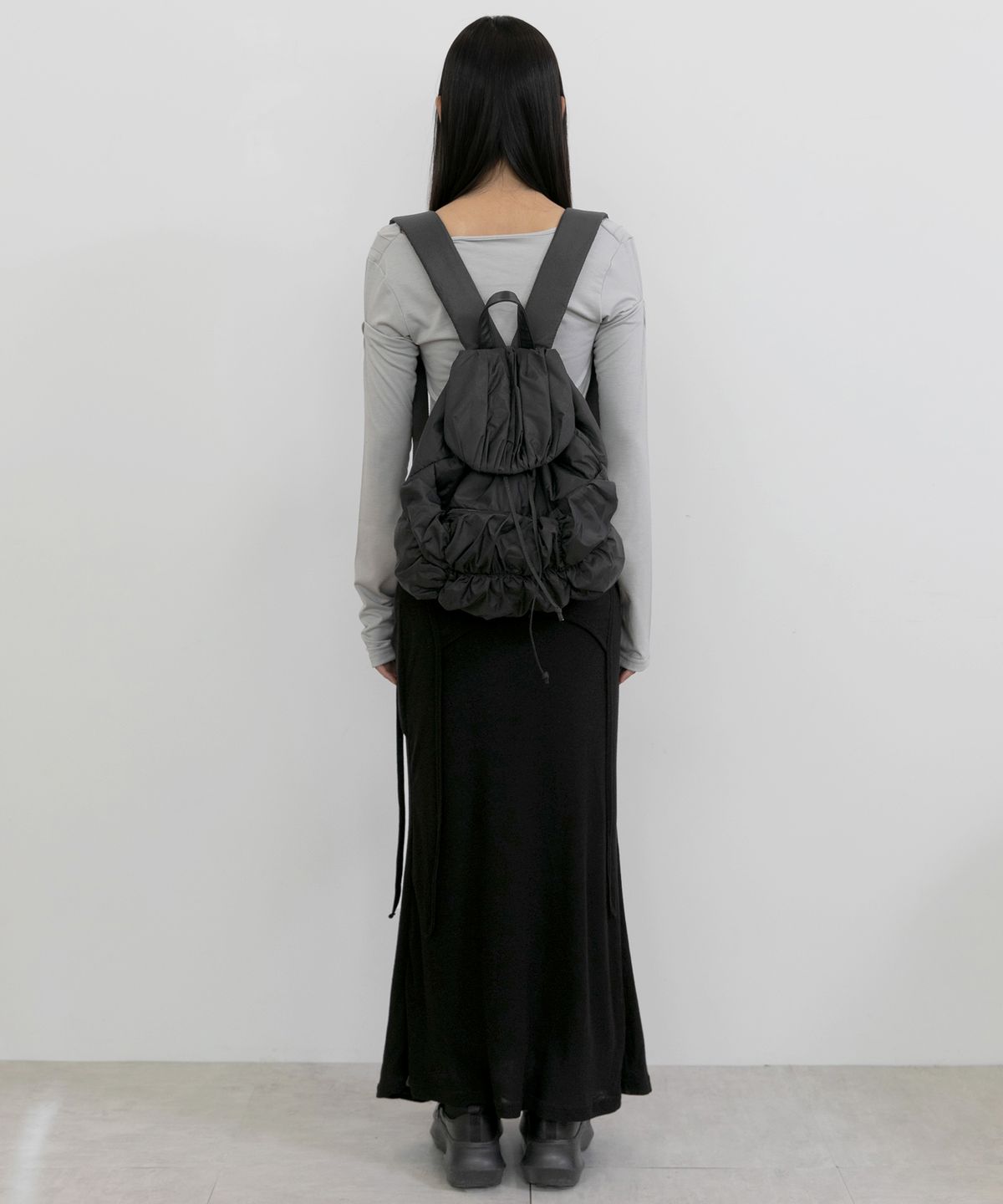 플레어업(FLAREUP) Draped Backpack (FL-741_Black)
